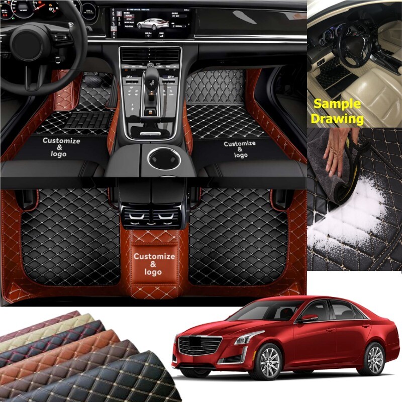 For Fiat 500 500L 500X Custom Car Floor Mats Carpets Luxury Floorliner Auto Mats