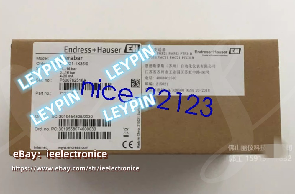 1pc NEW Pressure transmitter PMP21-AA1U1QBWJJ, PMP21-1X36/0 DHL or FedEX*ie