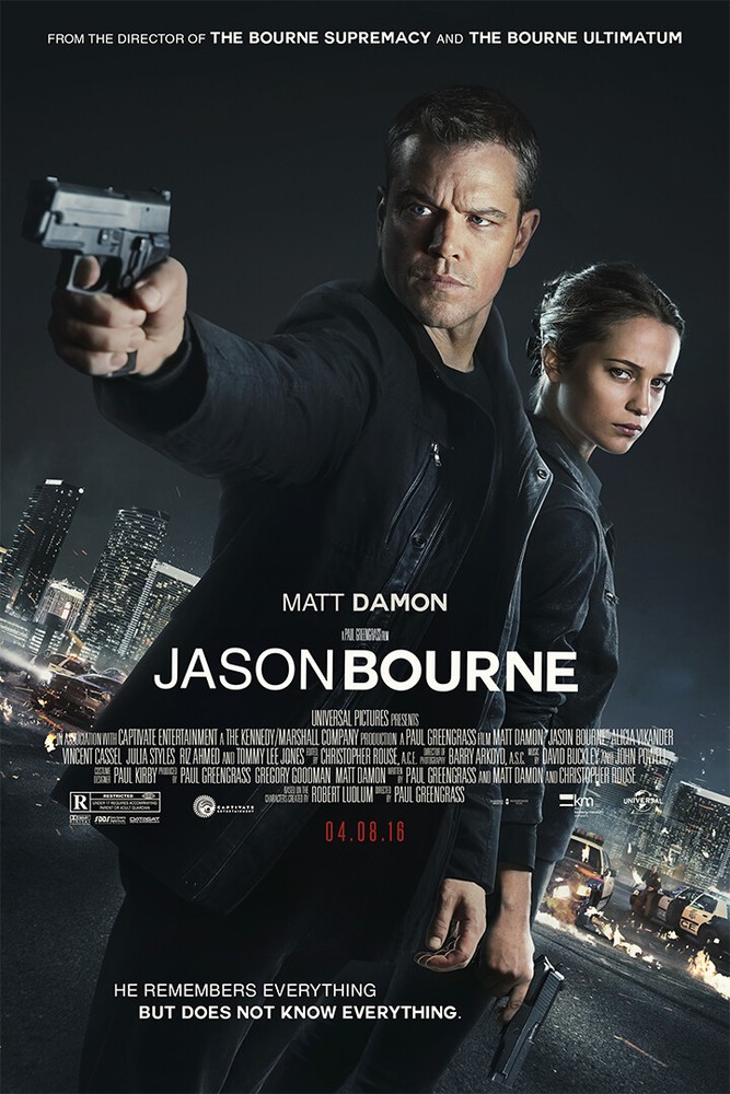 Jason Bourne Movie Action Thriller Print Wall Art Home Decor - POSTER 20x30