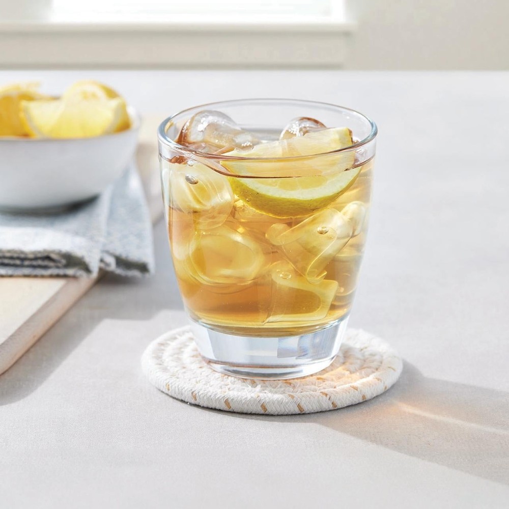 Glass Beverage Drinkware Drinking Glass Beverage Glasses 12.5 oz Set of 4