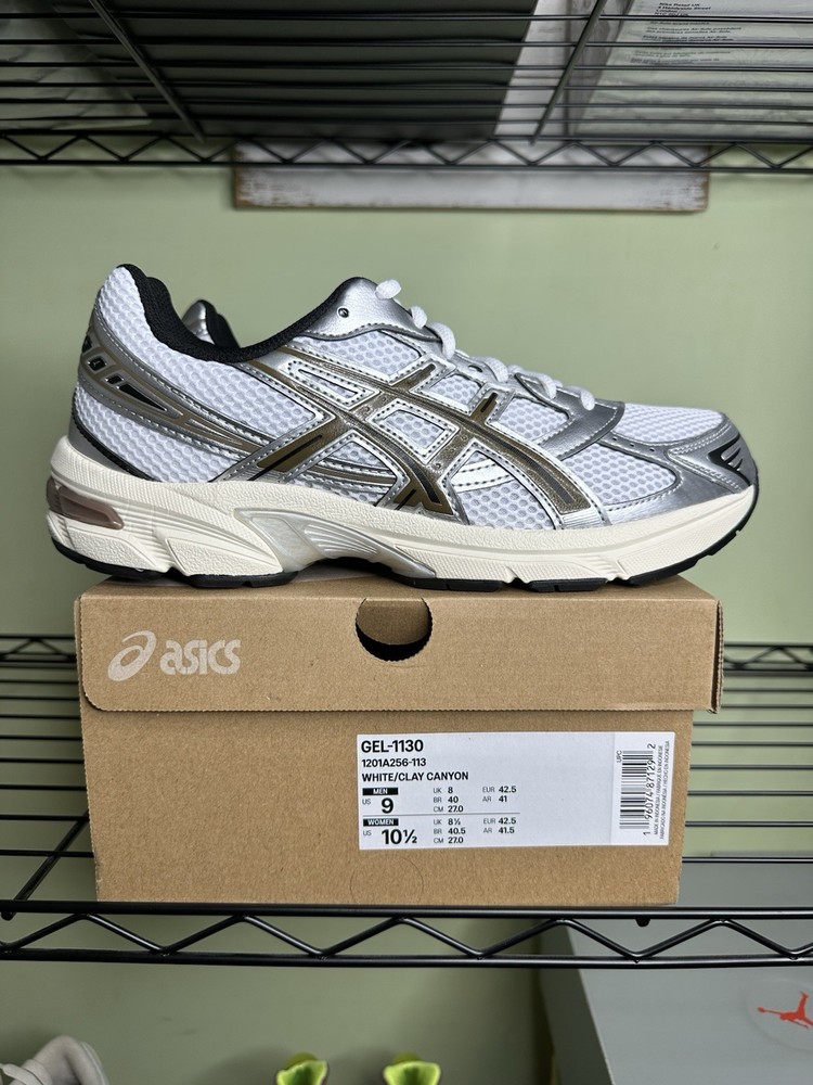 Brand New ASICS Gel-1130 White Clay Canyon Size 9 Mens