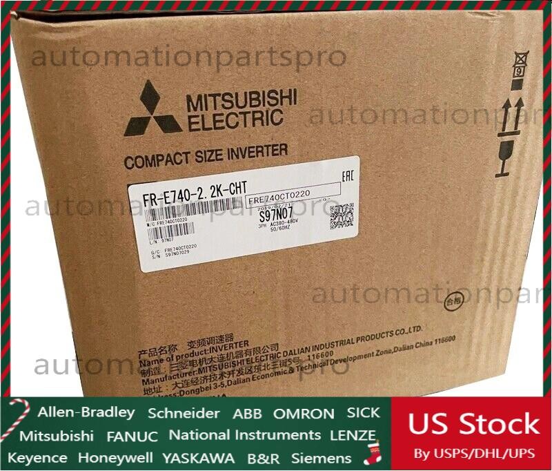 FR-E740-2.2K-CHT New Mitsubishi Servo Inverter FR-E740-2.2K-CHT US Free TAX