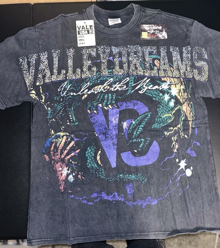 Vale Forever Enter The Dragon Bling T-Shirt Size Large