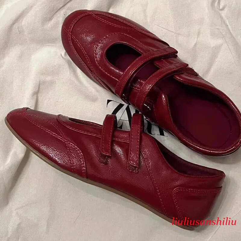 Womens Loafers Retro Sandals Flat Elegant Vintage Slip on Mary Jane Summer Shoes