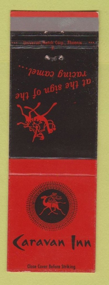 Matchbook Cover - Caravan Inn Lancaster CA