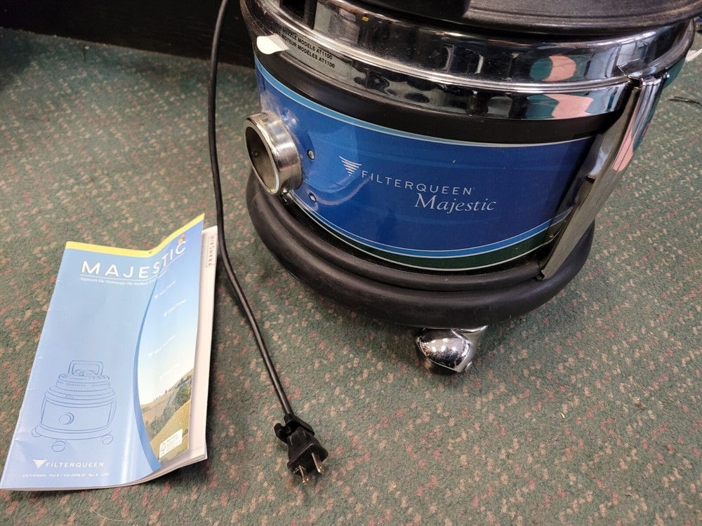 Filter Queen Majestic Canister Vacuum M360SS AT1100 Motor/Wheeled Base DS