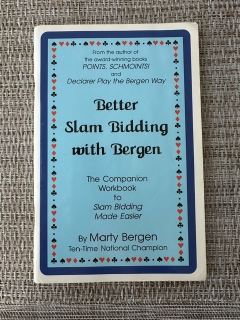 Better Slam Bidding with Bergen 2008 ✨Signed 1st Print Bridge Champ Marty Bergen