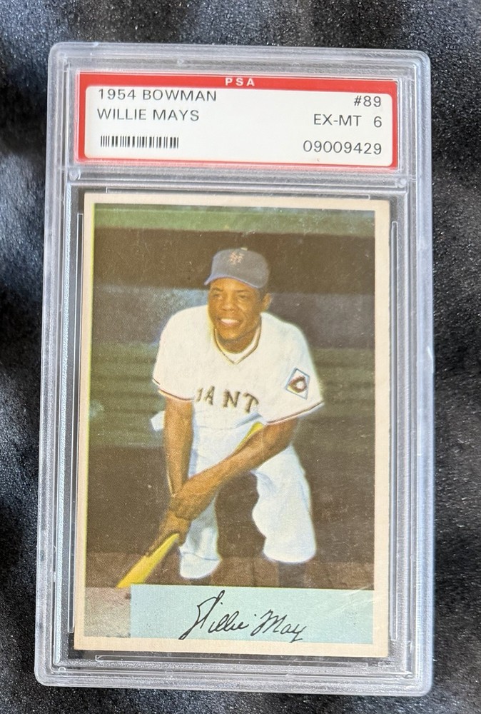 1954 Bowman - #89 Willie Mays - PSA 6