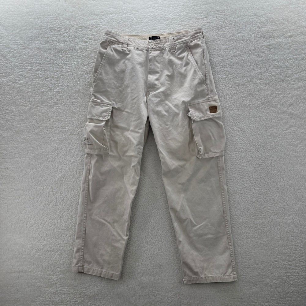 VTG Polo Jeans Co Ralph Lauren Pants Mens 32x32 Y2K Cargo Military Paratrooper
