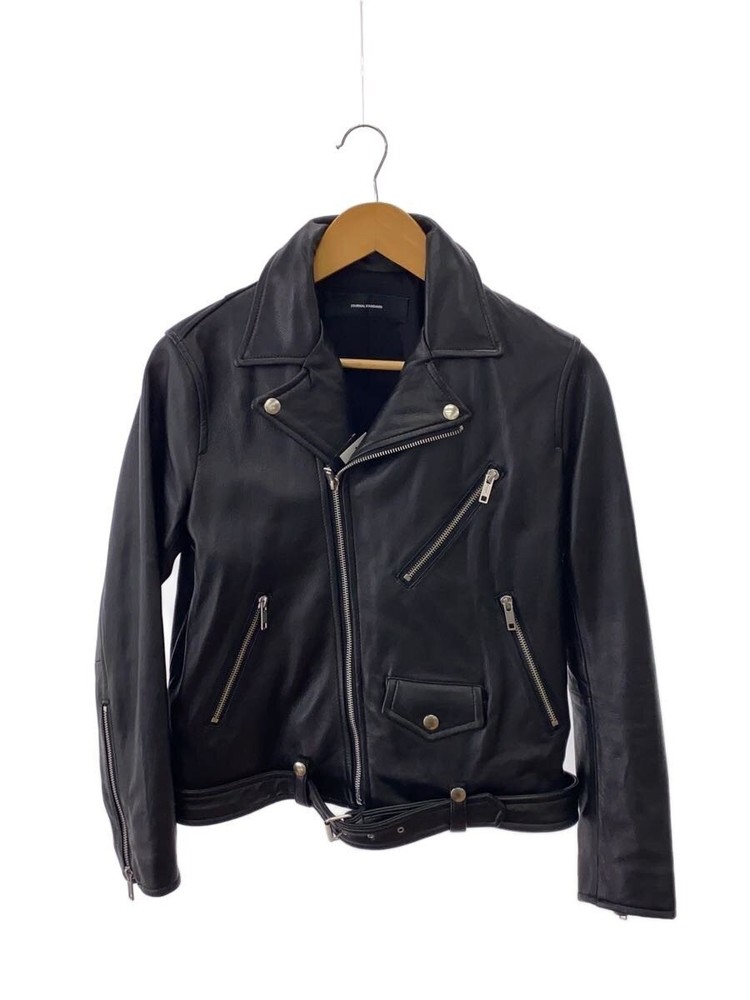 Journal Standard Double Riders Jacket/M/Sheepskin/Blk/Plain 3476