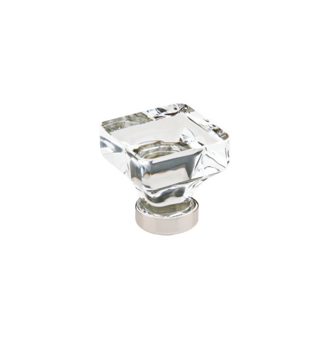 Emtek 86404 Lido 1-5/8 Inch Square Cabinet Knob in Satin Nickel