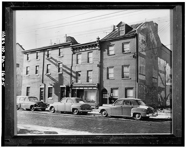 Philadelphia PA John Moore House 734 South Front Street 1900s Rowhouses