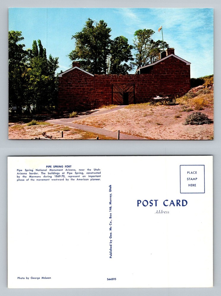 Pipe Spring, AZ-Arizona, Pipe Spring Fort National Monument Vintage Postcard