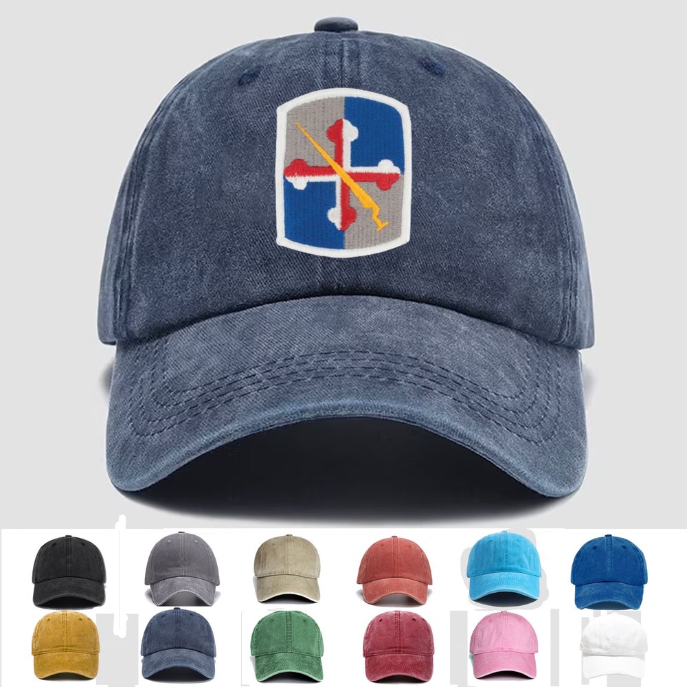 Custom Embroidered Hat 58th Infantry Brigade, Veteran Cap, Trucker Hat,Gift Idea