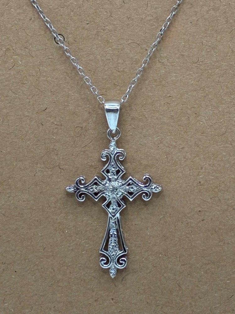 Sterling Silver 925 CROSS Necklace