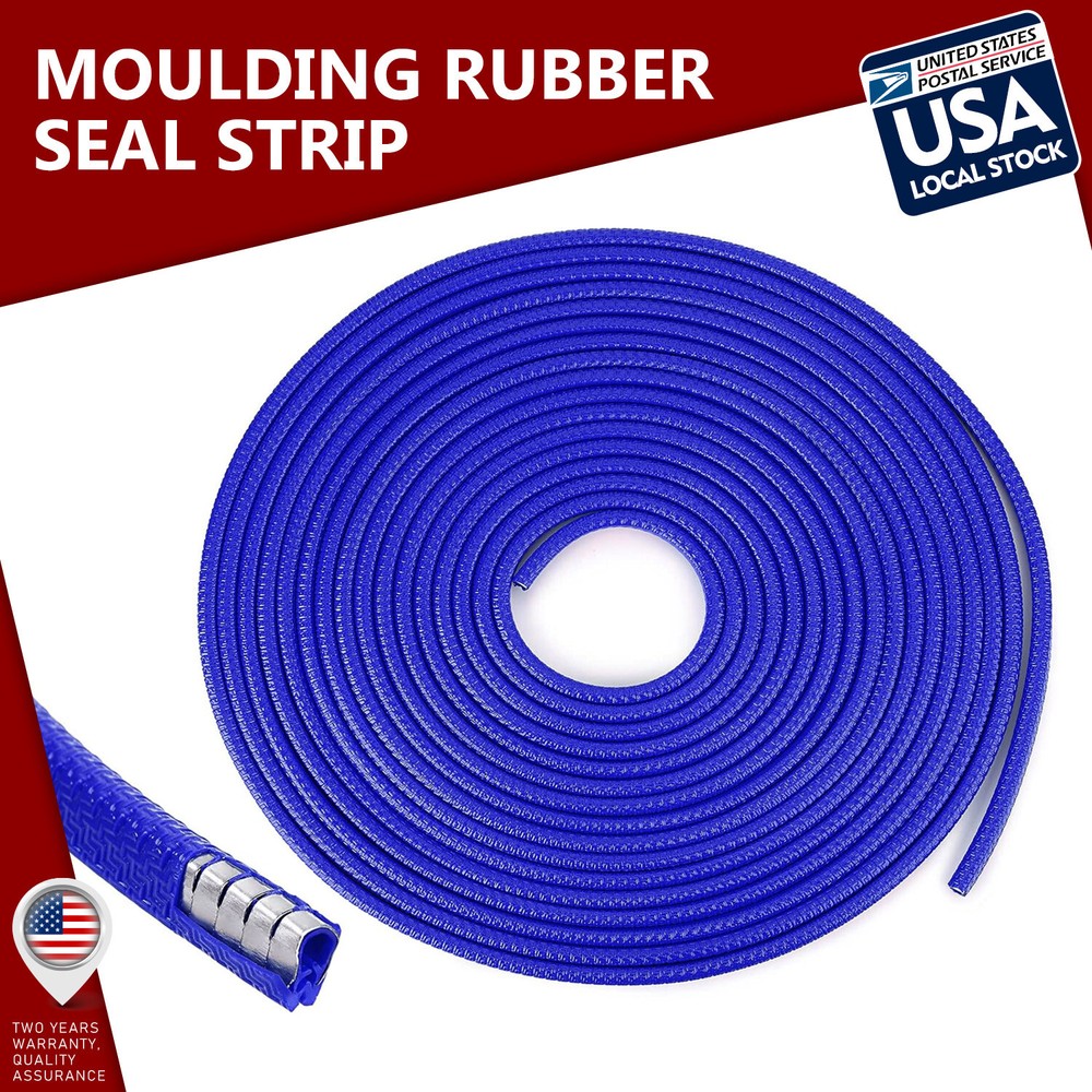 New 20feet Car Bonnet Trunk Hood Edge Rubber Sealing Strip Dust Anti-Collision