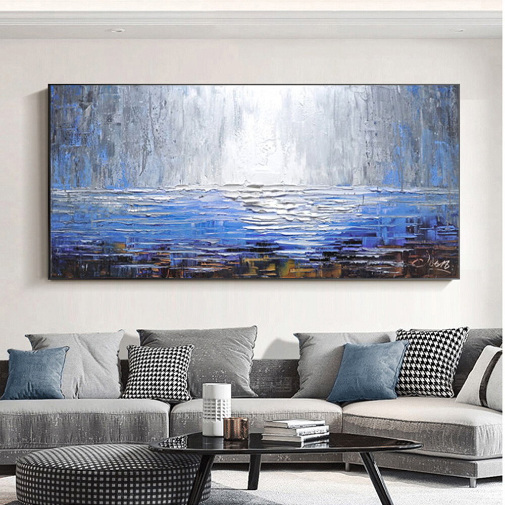 Handmade Oil Painting 3D Abstract Paintings Wall Decor Canvas Art Landscape