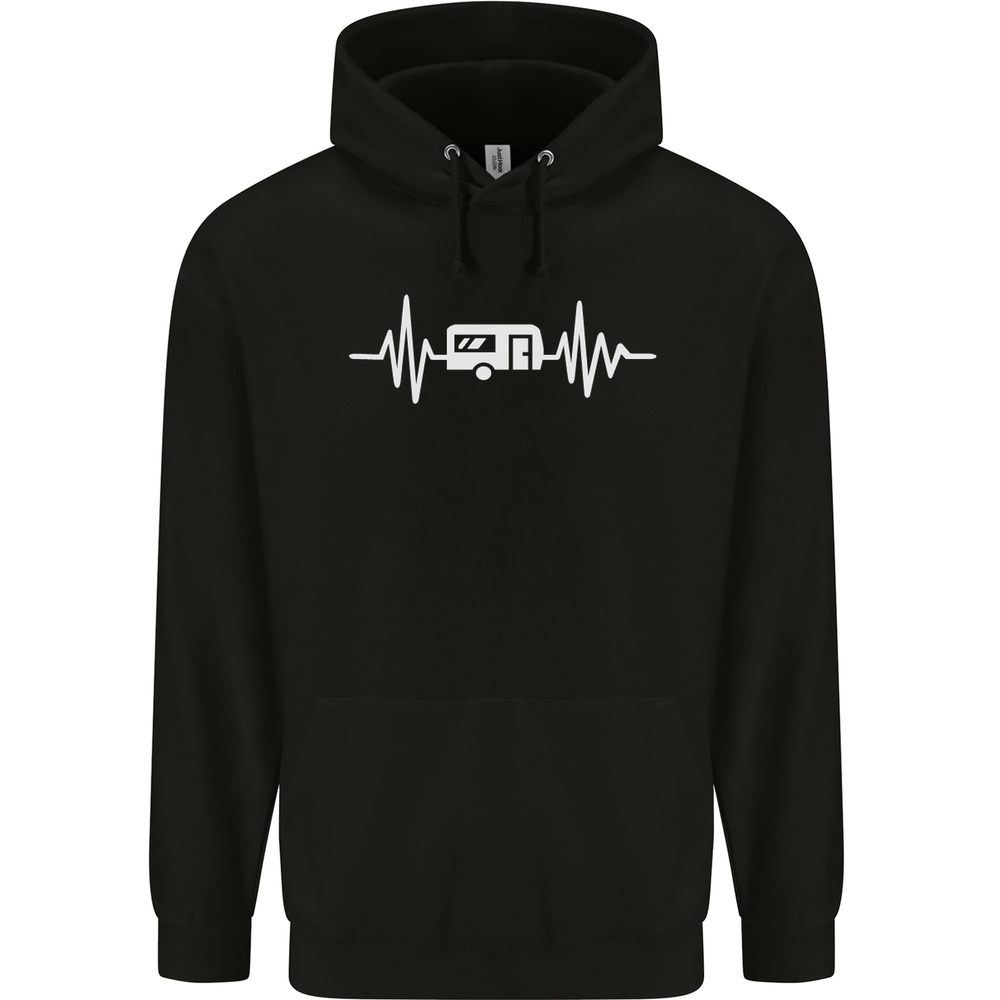 Caravan Pulse Caravan Caravanning Mens 80% Cotton Hoodie