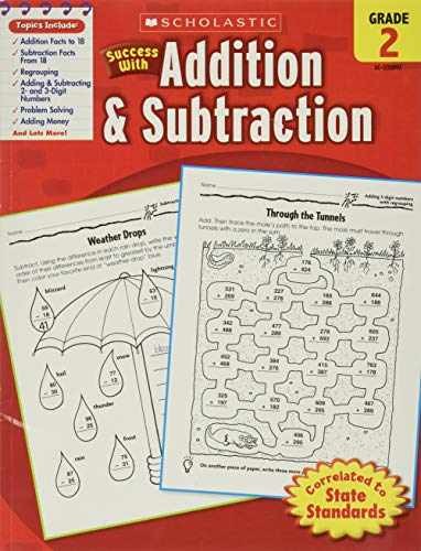 Scholastic Success with Addition & - Paperback, by Scholastic - Very Good o