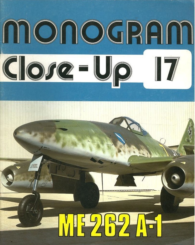 MONOGRAM CLOSE-UP 17 WW2 GERMAN LUFTWAFFE MESSERSCHMITT Me262 JET FIGHTER JG JV