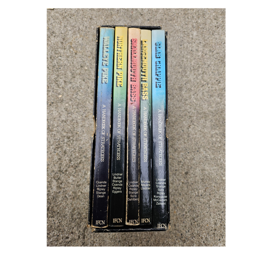 In-Fisherman Masterpiece Series Fishing Handbook of Strategies Complete Set of 5