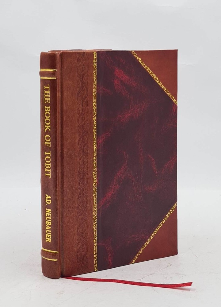 The Book of Tobit - Rare Chaldee Text Leather Bound Bodleian Manuscript