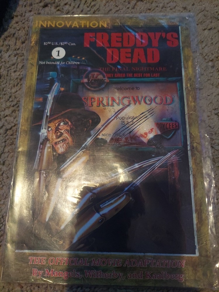 Freddy's Dead: the Final Nightmare #1 (Innovation Comics October 1991) Elm St