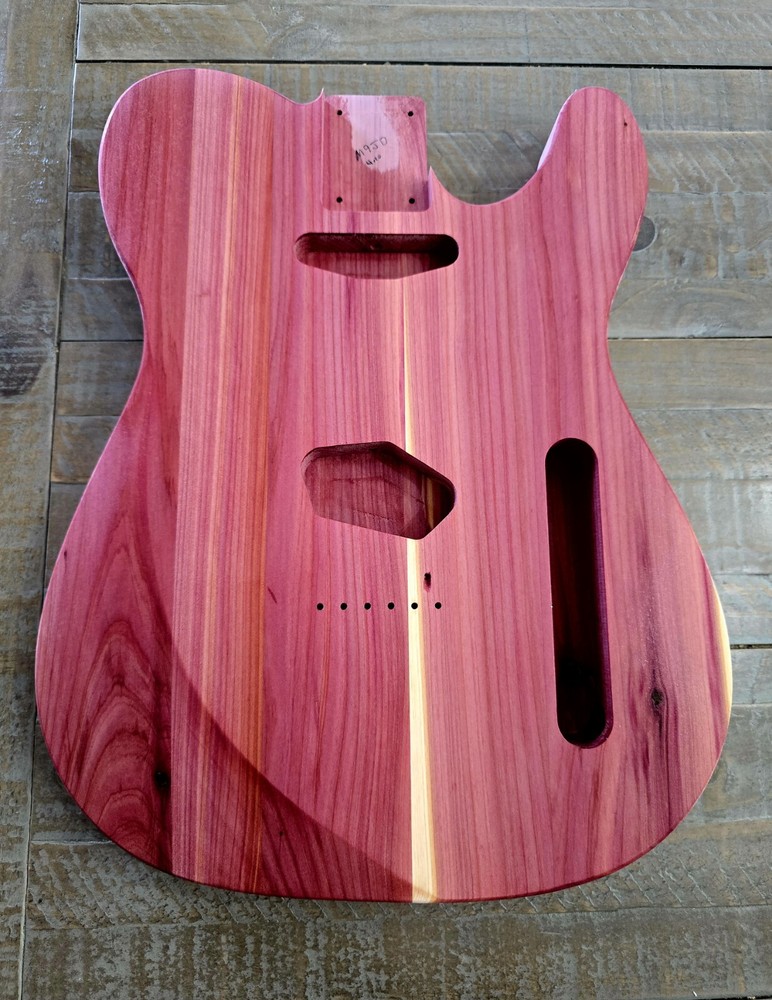 Telecaster-Style Guitar Body, Eastern Red Cedar, Vintage