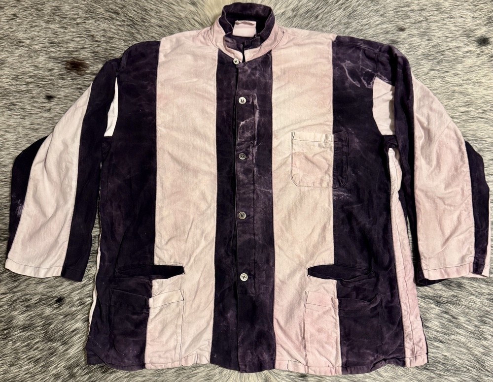 Yohji Yamamoto Vintage Made in Japan Extreme Distressed Cotton Shirt Jacket 🖤