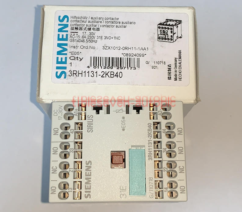 1PCS Siemens 3RH1131-2KB40 Contactor Relay NEW