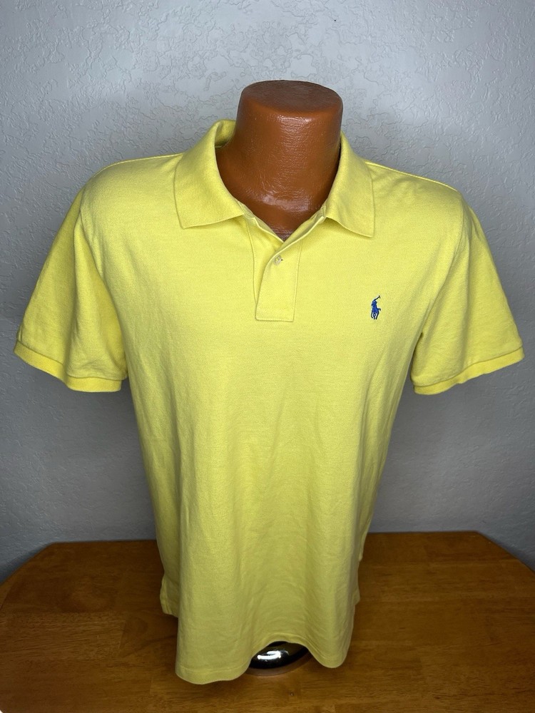 Boys Polo by Ralph Lauren S/S Polo Golf Shirt Extra Large XL 18-20 Yellow