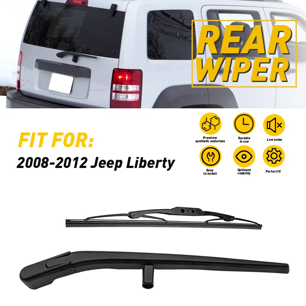Rear Wiper Arm & Blade For 2008 - 2012 Jeep LIBERTY 68034341AD high Quality