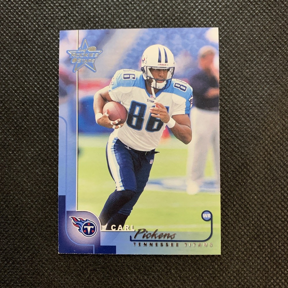 2000 Leaf Rookies & Stars Football Carl Pickens Tennessee Titans #93