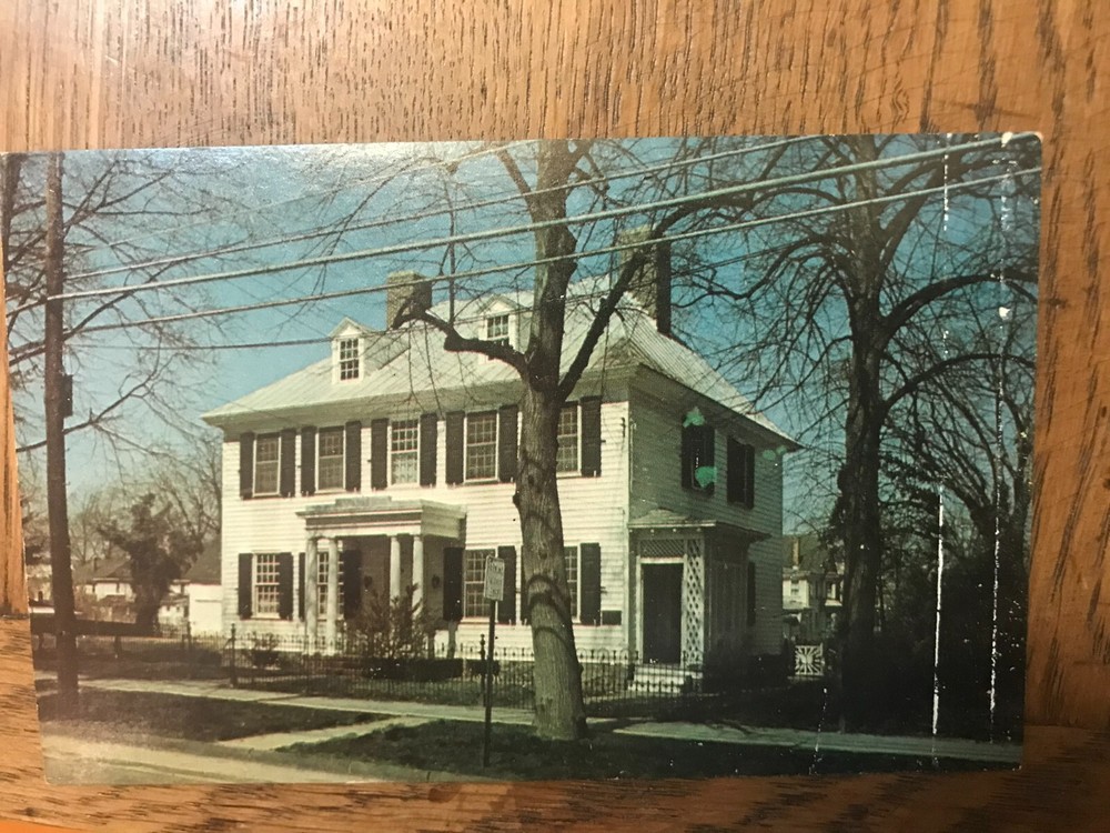 The Giles House West Broad Street Bridgeton New Jersey Postcard
