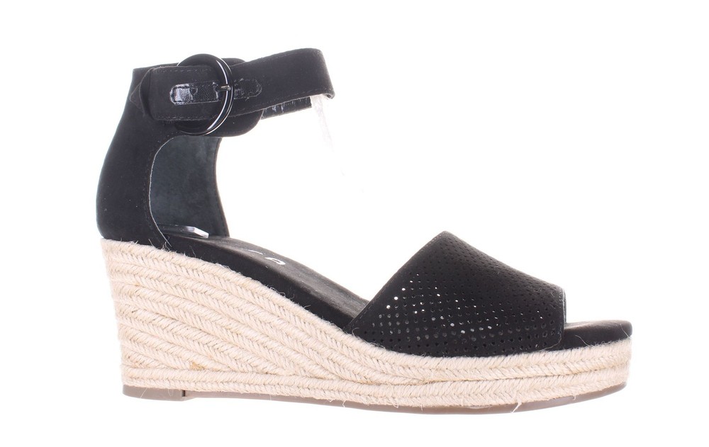 Unisa Womens Hayzi Black Espadrilles Size 8.5 Comfortable Casual Shoes