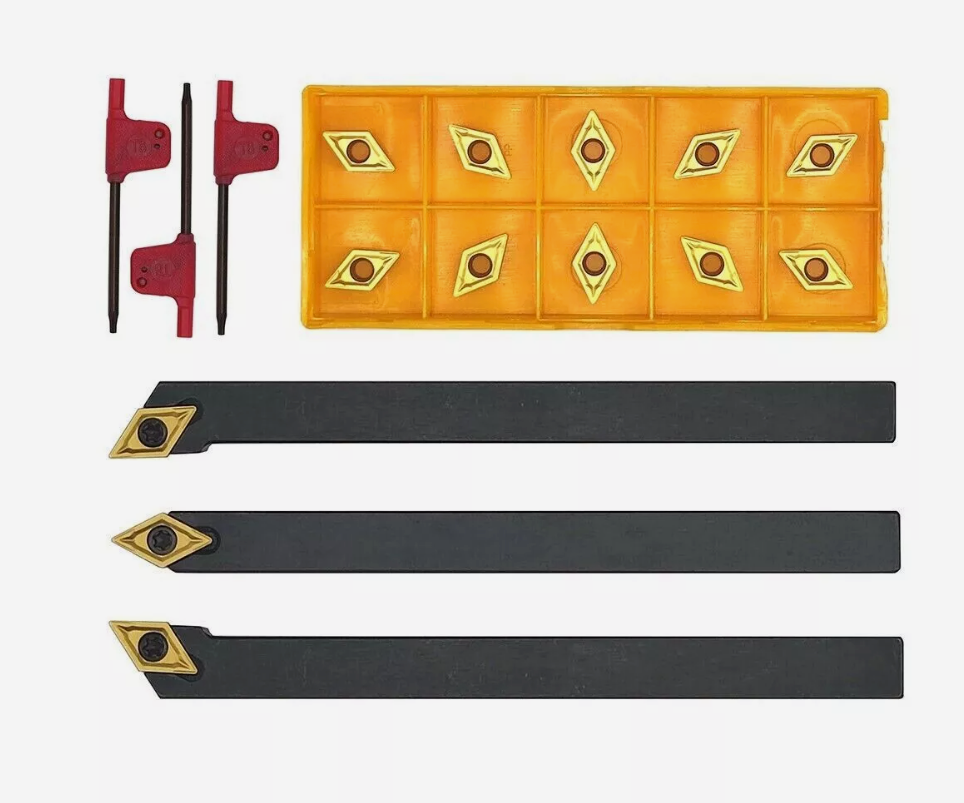 SDJCL/SDJCR/SDNCN 0808H07 Tool Holder with DCMT070204 Blade and 3pc Wrench Set