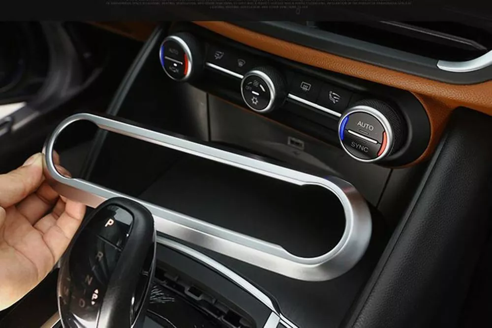 Air Conditioning Setting Frame Trimming For Alfa Romeo Giulia Stelvio 2017
