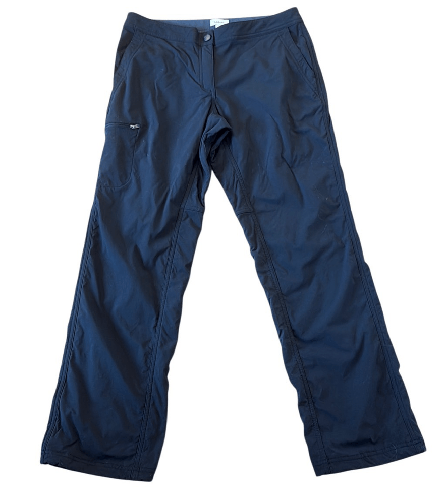L.L. Bean black insulated snow pant size 8