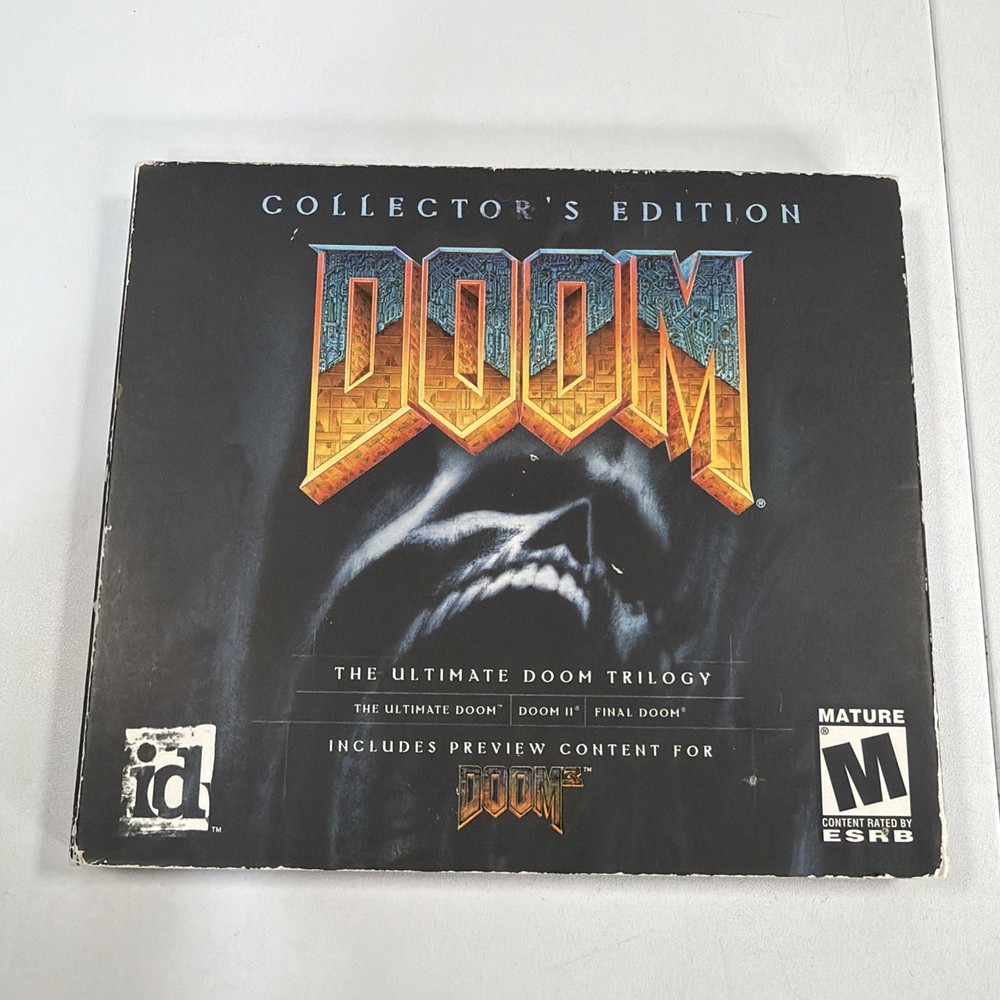 The Ultimate Doom Trilogy - Collector's Edition (PC, 2003), VG - 2 Discs
