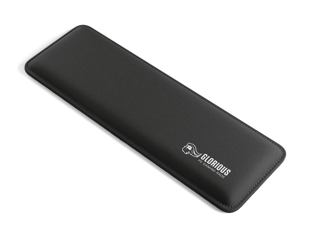 Ergonomic Slim Black Gaming Wrist Rest with Soft Padding