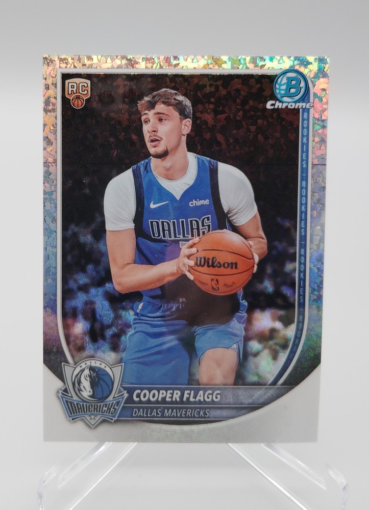 2025 Bowman Chrome Cooper Flagg Mini Diamond Refractor BCV-1 RC Mavericks