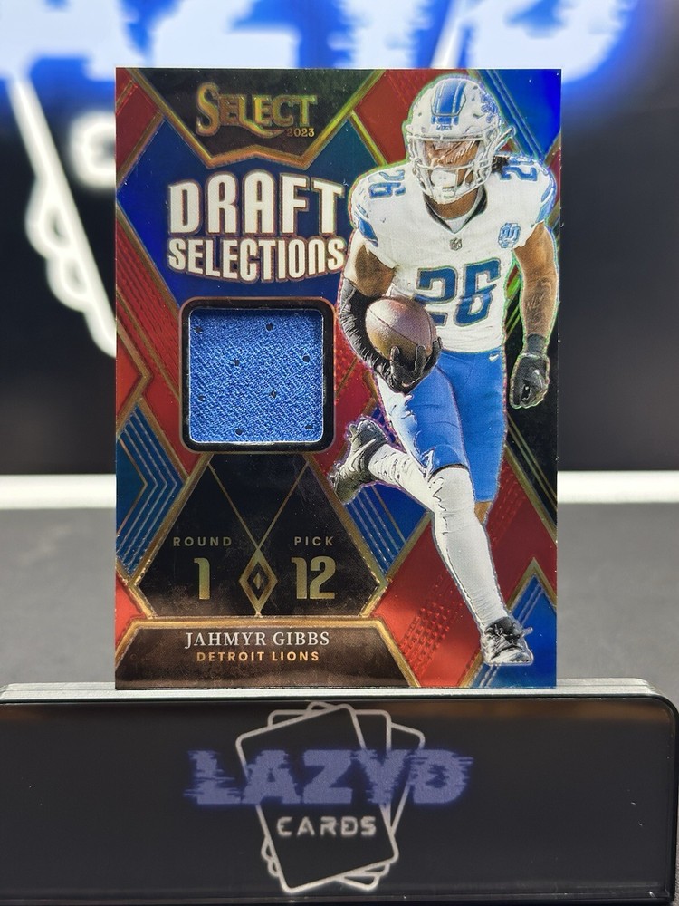 2023 Panini Select - Draft Selections Memorabilia Red Prizm #DSM-JGI Jahmyr...