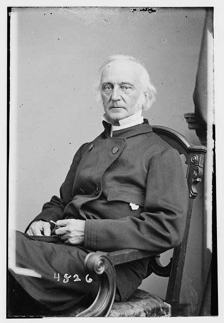 Photo:Rev. E.M. Pett Portrait 1860s Clergyman Seated Studio Photograph