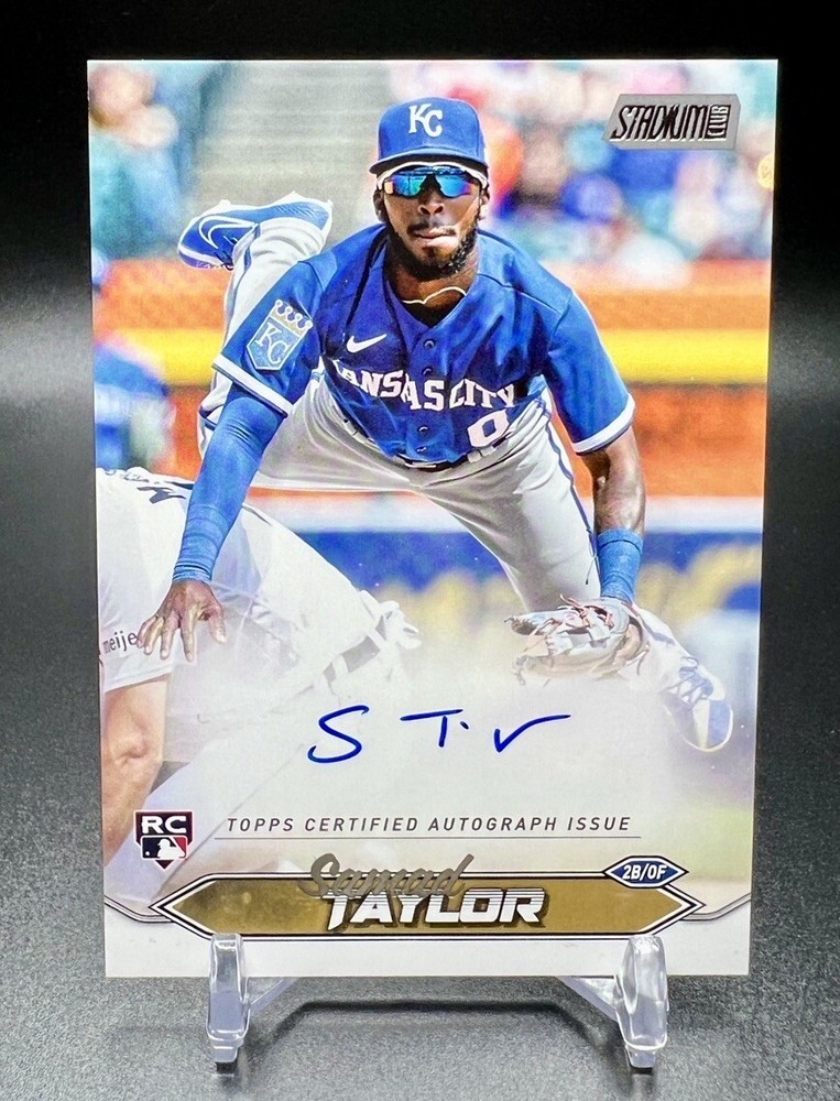 2024 Topps Stadium Club SAMAD TAYLOR RC ROOKIE AUTO #SCBA-ST Kansas City Royals