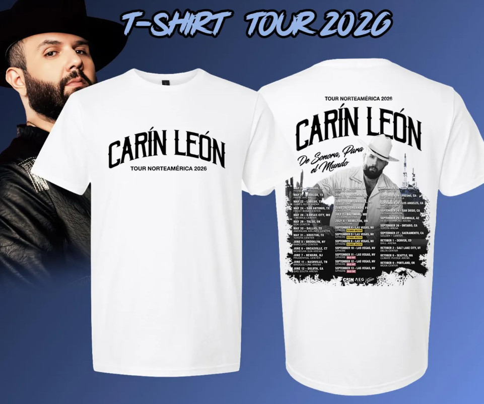 Carin Leon Tour Norteamérica 2026 T-Shirt