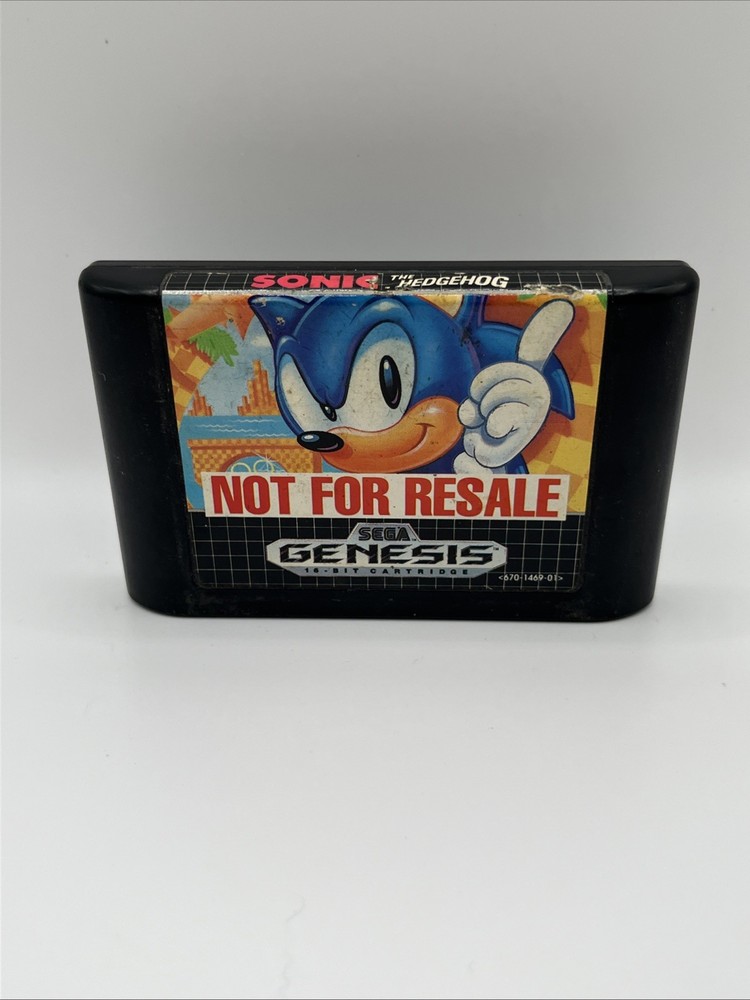Sonic the Hedgehog (Sega Genesis, 1991) Authentic Cartridge Only Tested Working