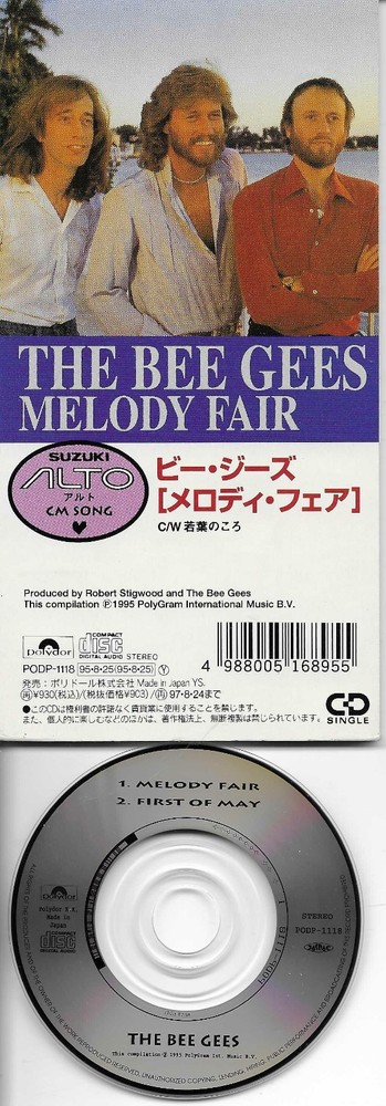BEE GEES Melody Fair / First SUZUKI  JAPAN MINI 3 INCH CD single CD3 USA Seller