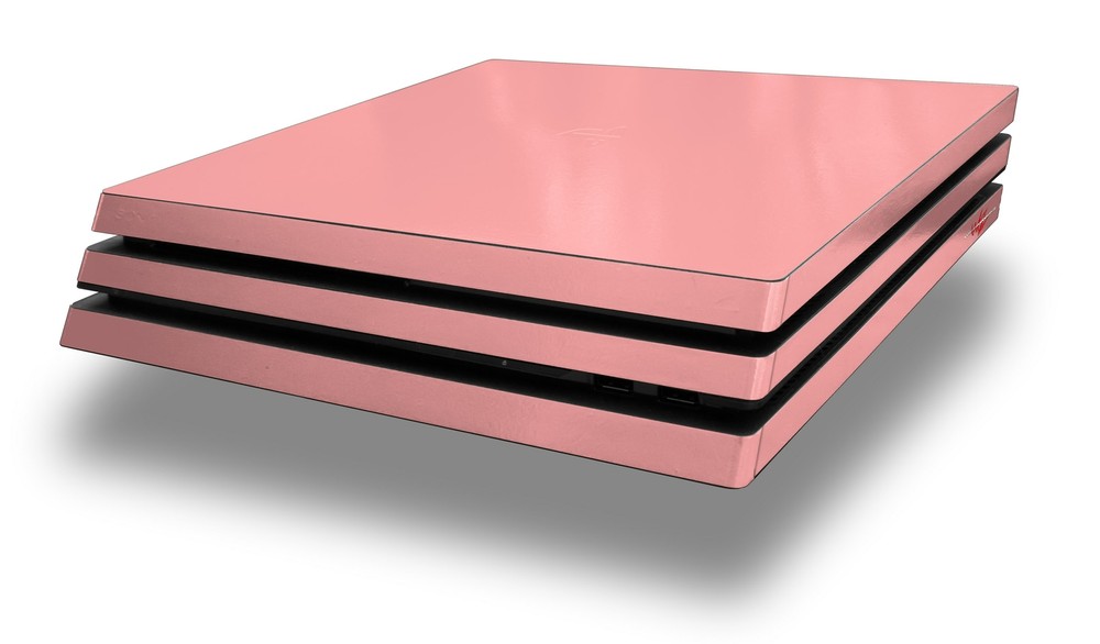 Skin for PS4 Pro Console Solids Collection Pink