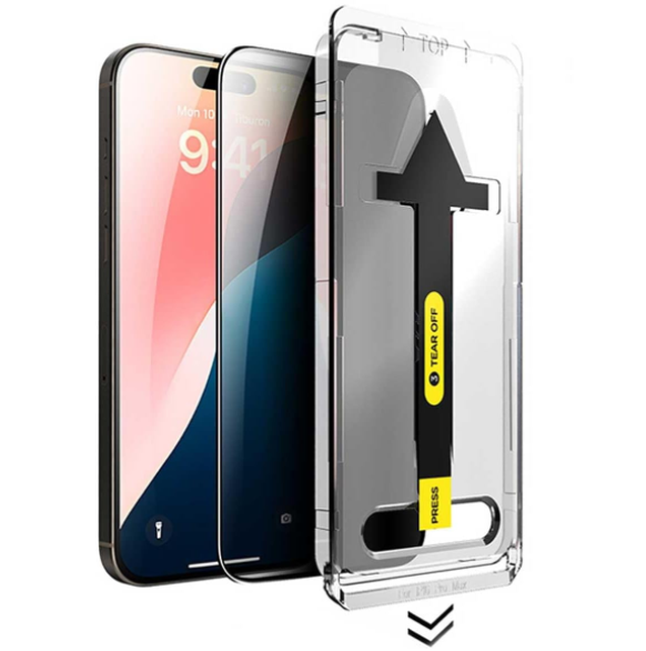 Waterfall Screen Protector For iPhone 11 12 13 14 15 Pro Max Plus,Full Screen