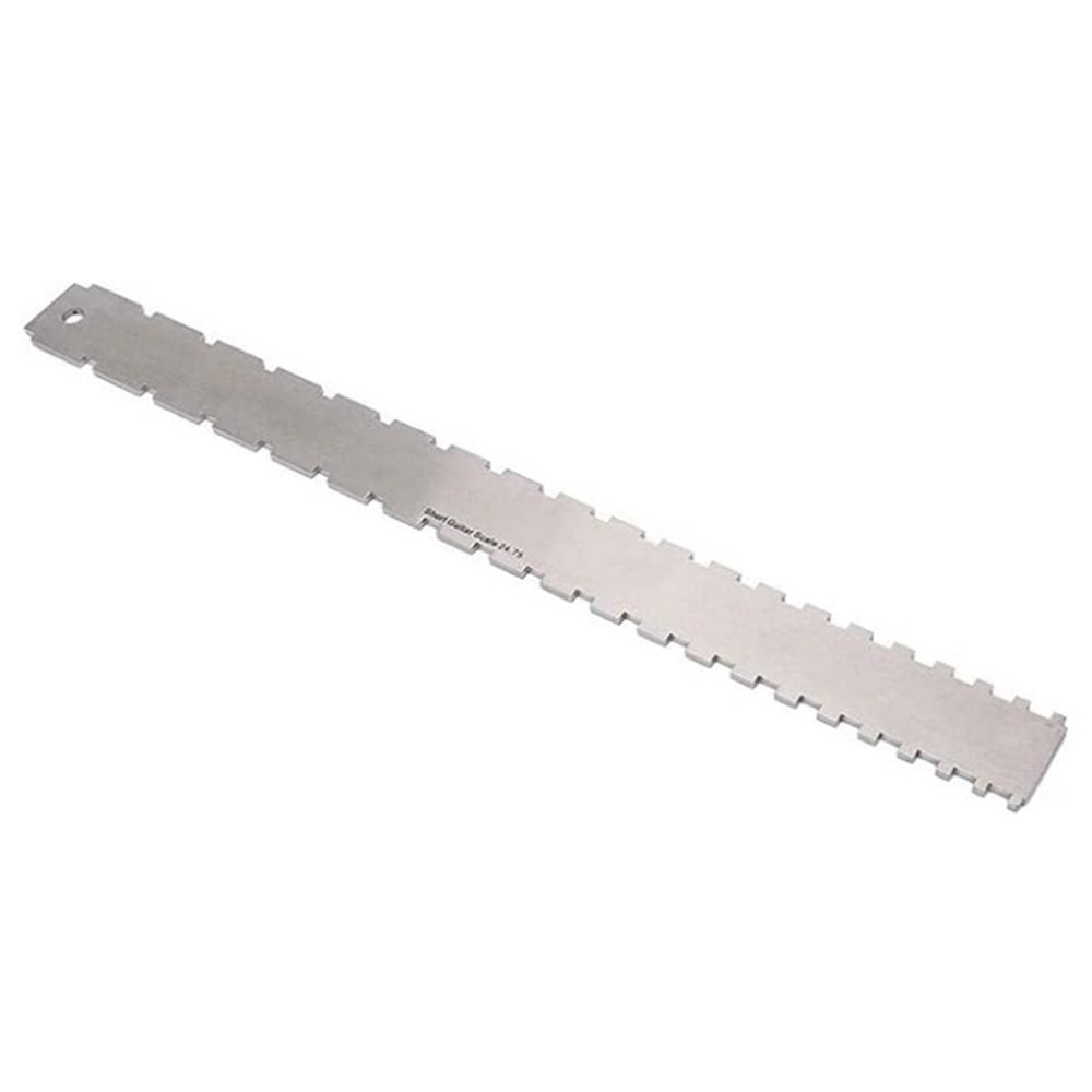 Bass Guitar Neck Notched Straight Fret Rocker String Action Ruler Tool